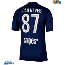 Paris Saint-Germain Joao Neves #87 Hjemmedrakt 2025-26 Kortermet